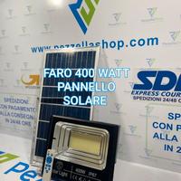 faro con pannello solare 400 watt