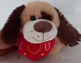 peluches cane cuore i love you