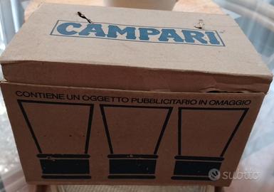 Bicchieri Campari vintage - modernariato 6 pz con