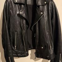 Giubbotto uomo in pelle nero All Saints tg M