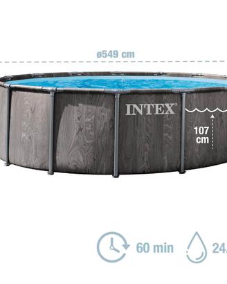 Piscina Intex ø5.50 mt rotonda  - h 1.20 mt