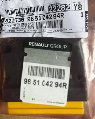 Centralina airbag captur