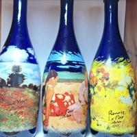 3 bottiglie da collezione 