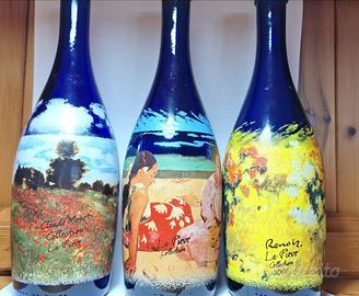 3 bottiglie da collezione 
