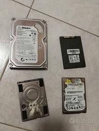 hard disk e SSD NON FUNZIONANTI