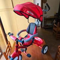 Triciclo a Spinta Colibrino Rosso