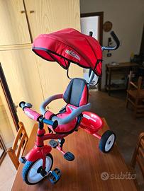 Triciclo a Spinta Colibrino Rosso