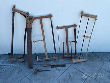 Collezione 8 arnesi per falegname