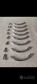 Set 8 Maniglie Confalonieri Cromo Lucido 10cm - CO