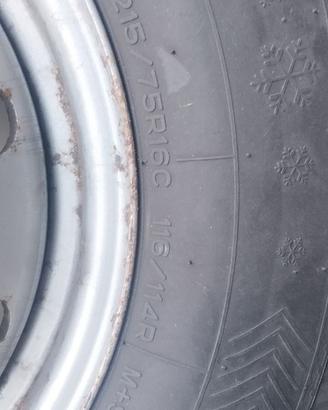 Cerchi + gomme neve camper M+S Ducato 1996-2005