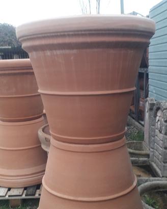 vasi di seconda scelta in terracotta fatti a mano