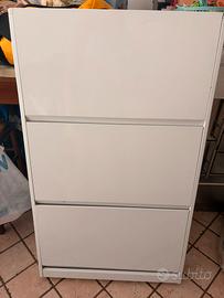 Scarpiera di metallo 3 svomparti