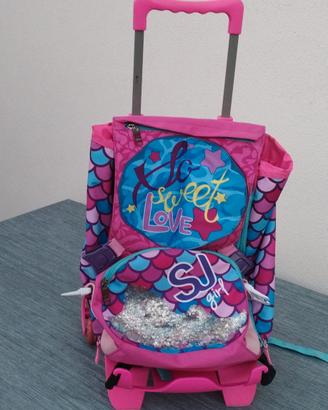 Zaino scuola SEVEN SJ con carrello per trasporto 