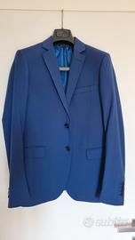 vestito da cerimonia 48 blu