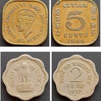 lotto monete India-Sri Lanka