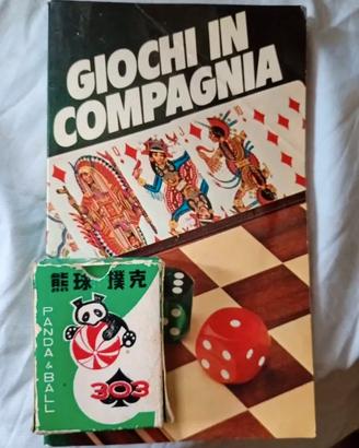 2 giochi vintage libro+carte mignon Panda&Ball 303