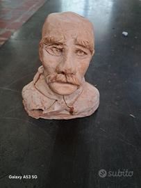 Busto in terracotta Giuseppe Garibaldi
