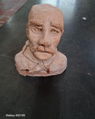 Busto in terracotta Giuseppe Garibaldi