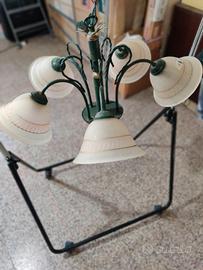 LAMPADARIO CINQUE LUCI 