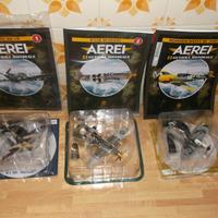 3 aerei della seconda guerra mondiale + fascicoli