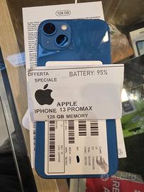 I phone 13 promax  128 memoria 