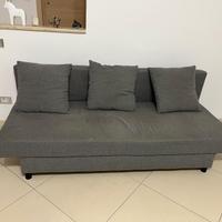 Divano letto trasformabile grigio-salvaspazio-35€
