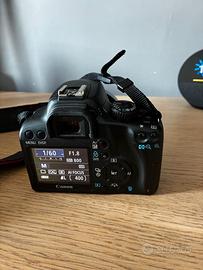 Canon EOS 1000D Reflex + 2 obiettivi Canon + borsa