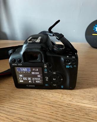 Canon EOS 1000D Reflex + 2 obiettivi Canon + borsa
