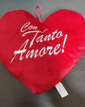 SAN VALENTINO AMORE CUORE IN PELUCHE PLUSH HEART
