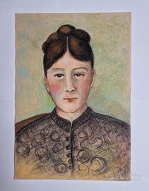 Pastello su carta da spolvero 35x50