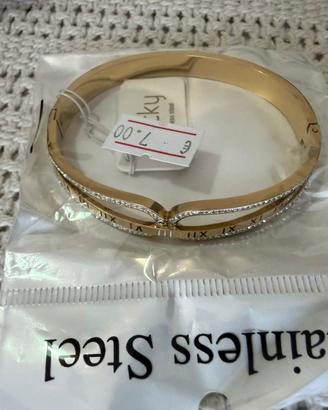 Bracciale nuovo in acciaio inox