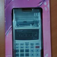 CALCOLATORE SHARP EL-1611 P-GY CON STAMPANTE NUOVO
