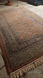 Tappeto Bukhara Pakistano annodato a mano