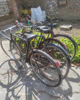 4 biciclette con freni a bacchetta DEI - BIANCHI -