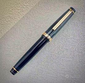 Penna Stilografica Jinhao 82 Blue Gold EF