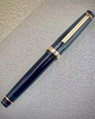 Penna Stilografica Jinhao 82 Blue Gold EF