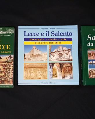 Lotto 3 libri viaggi turismo Lecce e Salento