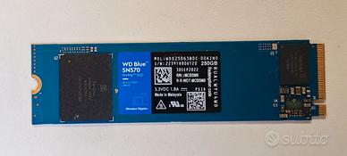 SSD WD Blue M2 M.2 2280 NVMe SN570 256GB - 100%