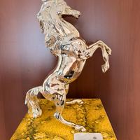 Cavallo decorativo Enrico Coveri Argento