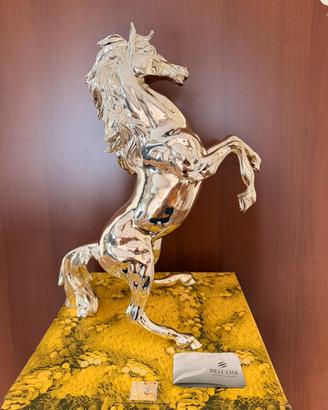 Cavallo decorativo Enrico Coveri Argento