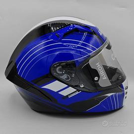 Casco Airoh Connor Achieve blu gloss TG M-L-XL-XXL