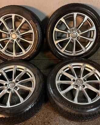 Cerchi R17 5x112 MAK con gomme invernali 