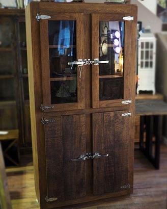 Vetrina/Credenza in legno massello Palissandro