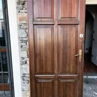 Porta blindata in legno massello 90x210, sinistra