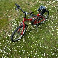 Bicicletta bambino 6-10 anni rossa