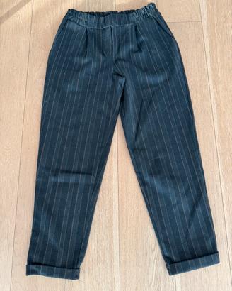 Pantaloni lana righe tg S