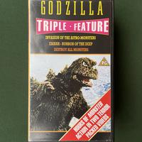 cofanetto vhs godzilla