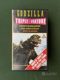 cofanetto vhs godzilla