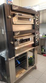 Attrezzatura completa per pizzeria, tavola calda