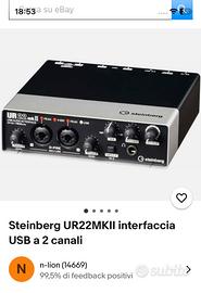 Scheda audio  2 canali Steinberg